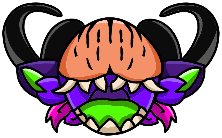 monster furry face