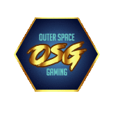 outer space gaming spining logo
