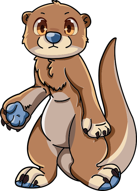 curious otter