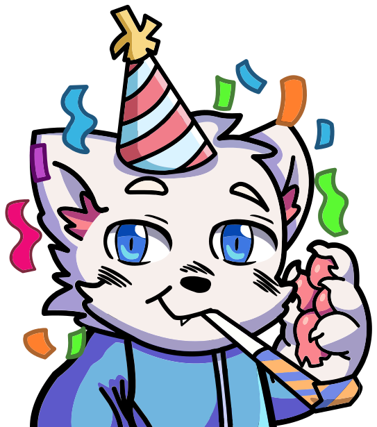 party cat face