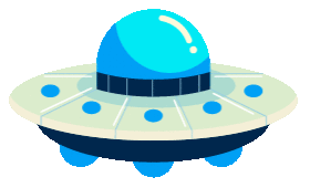 ufo mascot animated